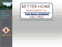 Tablet Screenshot of betterhomeimprovement.com